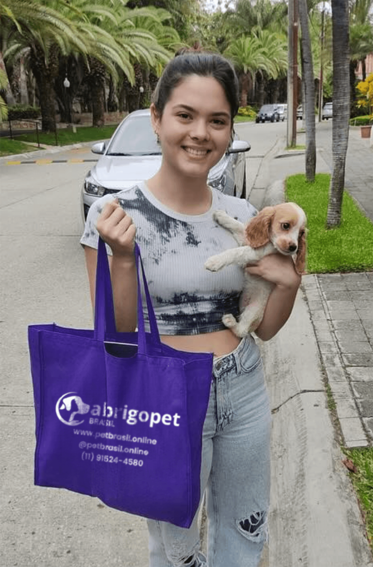 Bia com sua cadelinha Mirian!